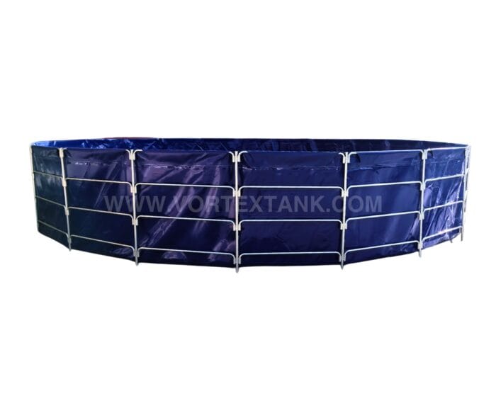 9*1.45m Polygon PVC Fabric Movable Raising Catfish Farming Tanks