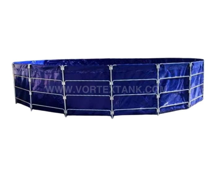 9*1.45m Polygon PVC Fabric Movable Raising Catfish Farming Tanks