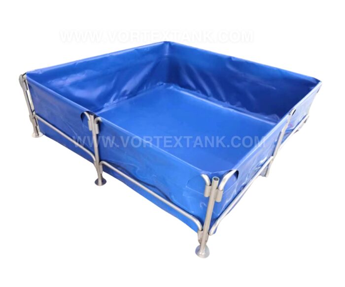 2*2*0.6m Square Shape CE Approved Safe Collapsible Aquaculture Tanks