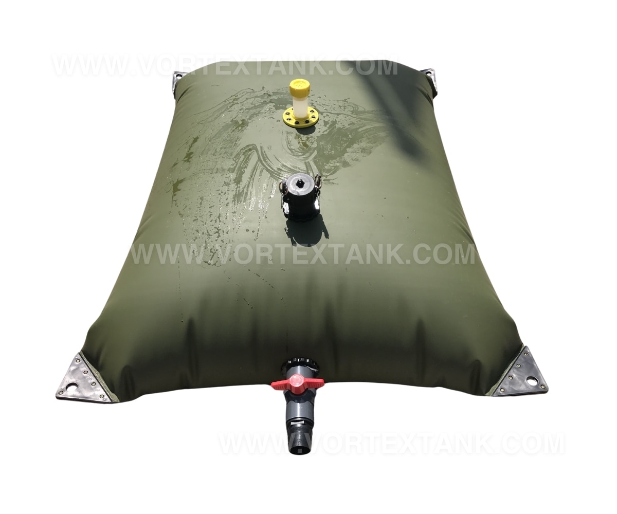 500L Army Green Color TPU Economical collapsible water tank