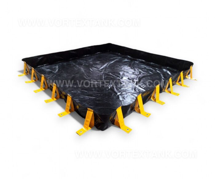 flexible outside support spill containment berm