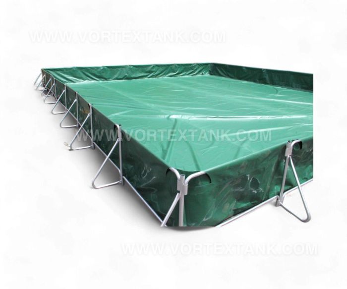 100m3 frame support retensions containment berm