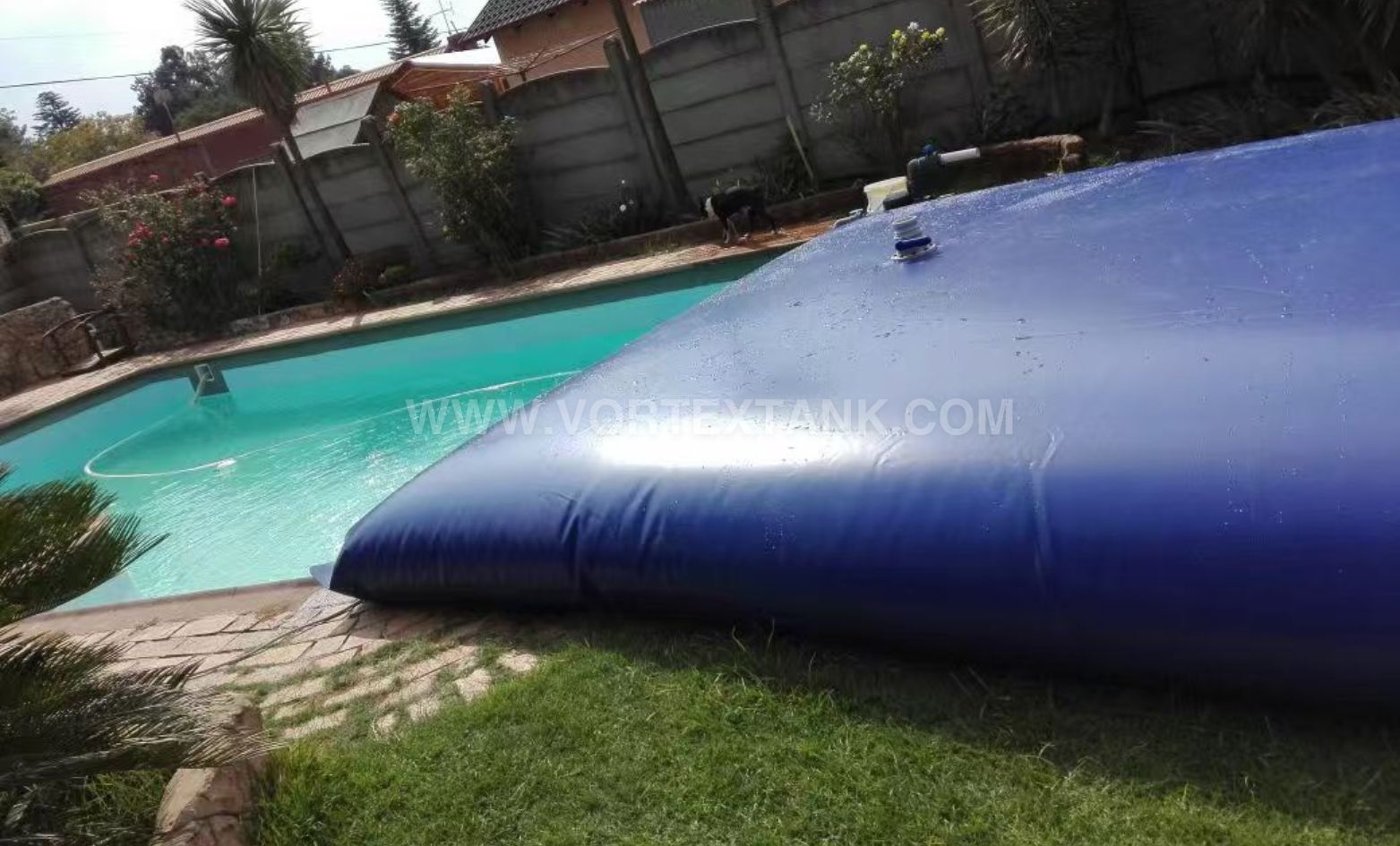 10m³ pvc temporary water storage tank for swimming pool maintenance in south africa (3)