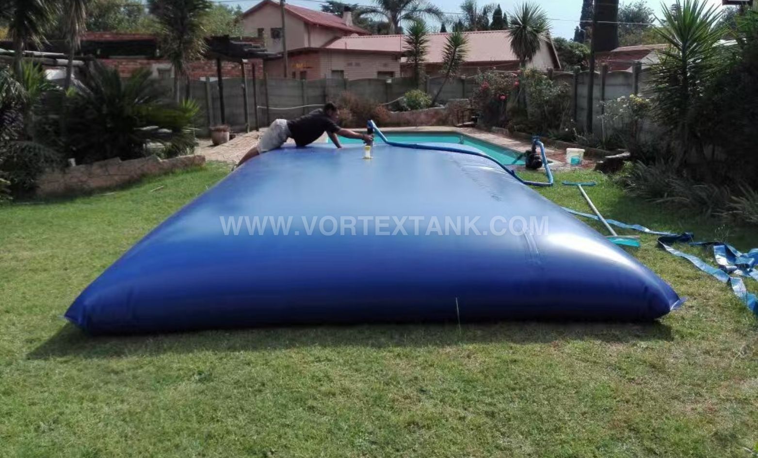 10m³ pvc temporary water storage tank for swimming pool maintenance in south africa (4)