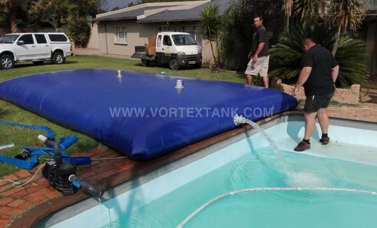 10m³ pvc temporary water storage tank for swimming pool maintenance in south africa (5)